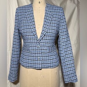 Blue Tweed Women's Jacket